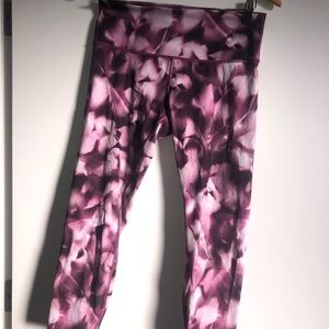 Flower print leggings